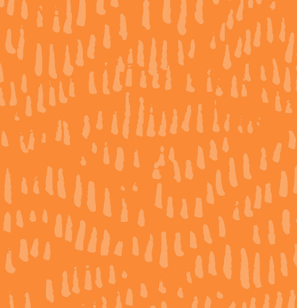 Orange Poppy Paint Dabs