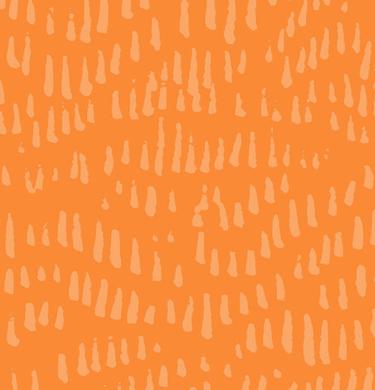 Orange Poppy Paint Dabs