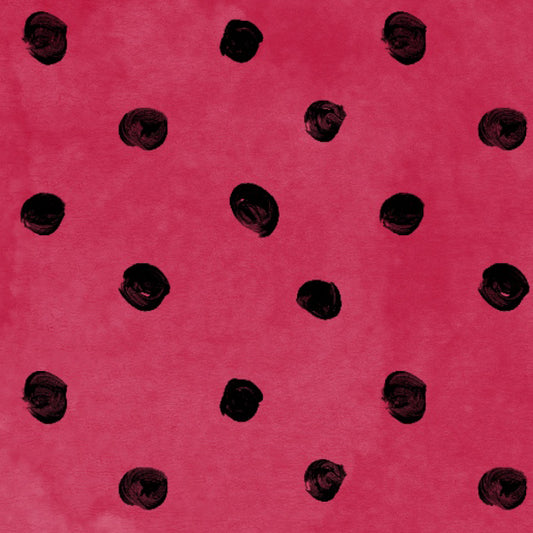 Red Wagon Lady Bug Dots Cardstock 37-103