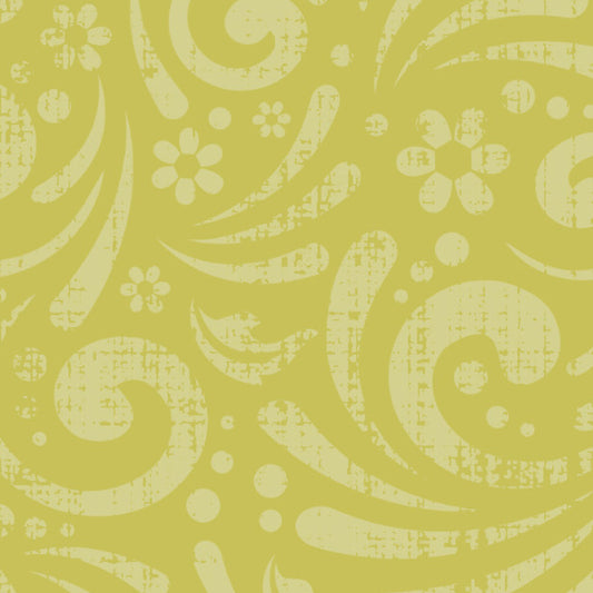 Pistachio Green Flourish Cardstock 37-103
