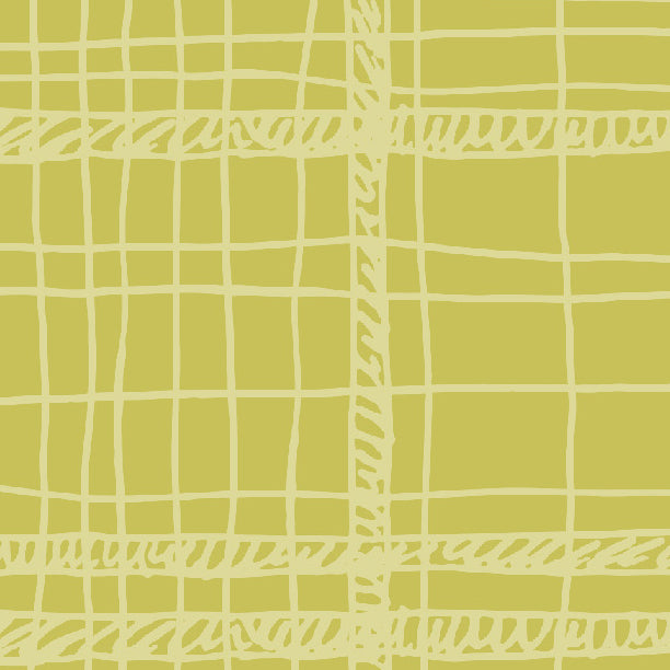 Pistachio Green Messy Plaid Cardstock 37-103