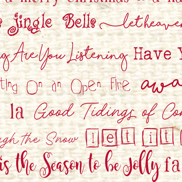 Christmas Tunes Red Wagon Reverse Cardstock 37-106