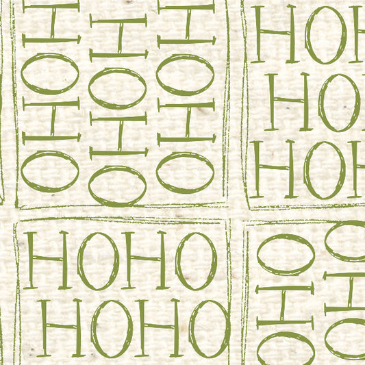 Ho Ho Ho Inch Worm Reverse Cardstock 37-106
