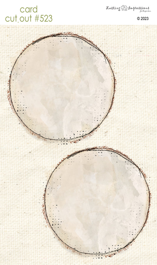 CCO 523 Card Cut Out #523 Full Moon