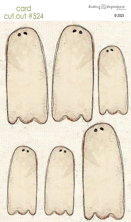 CCO 524 Card Cut Out #524 Ghost