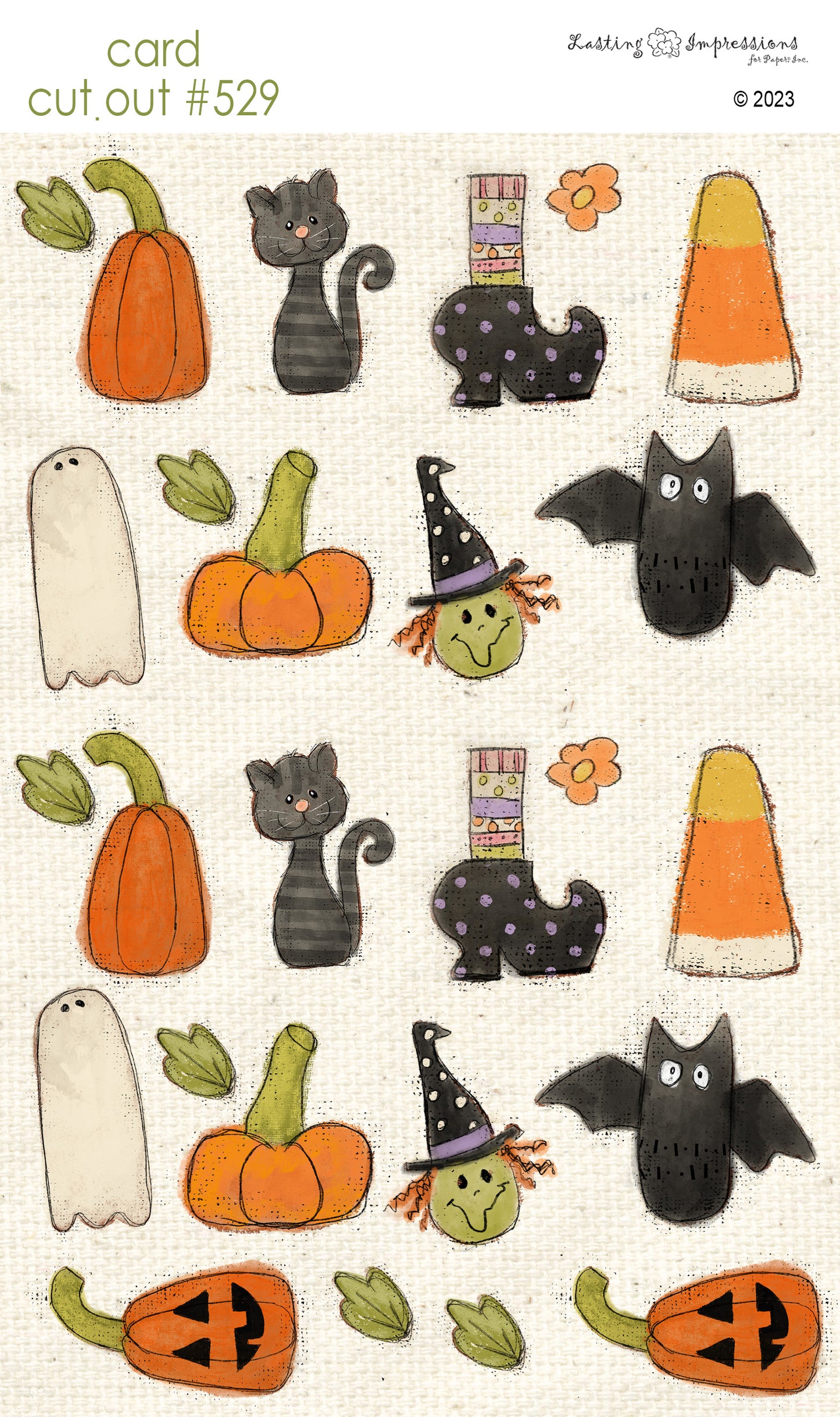 CCO 529 Card Cut Out #529 Halloween Minis