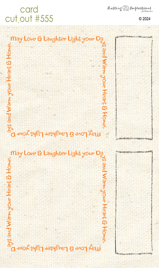 CCO 555 Card Cut Out #555 St Patrick's Frame