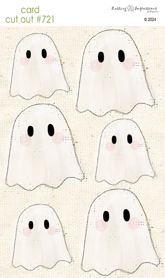 CCO 721 Card Cut Out #721 Chunky Ghost 2