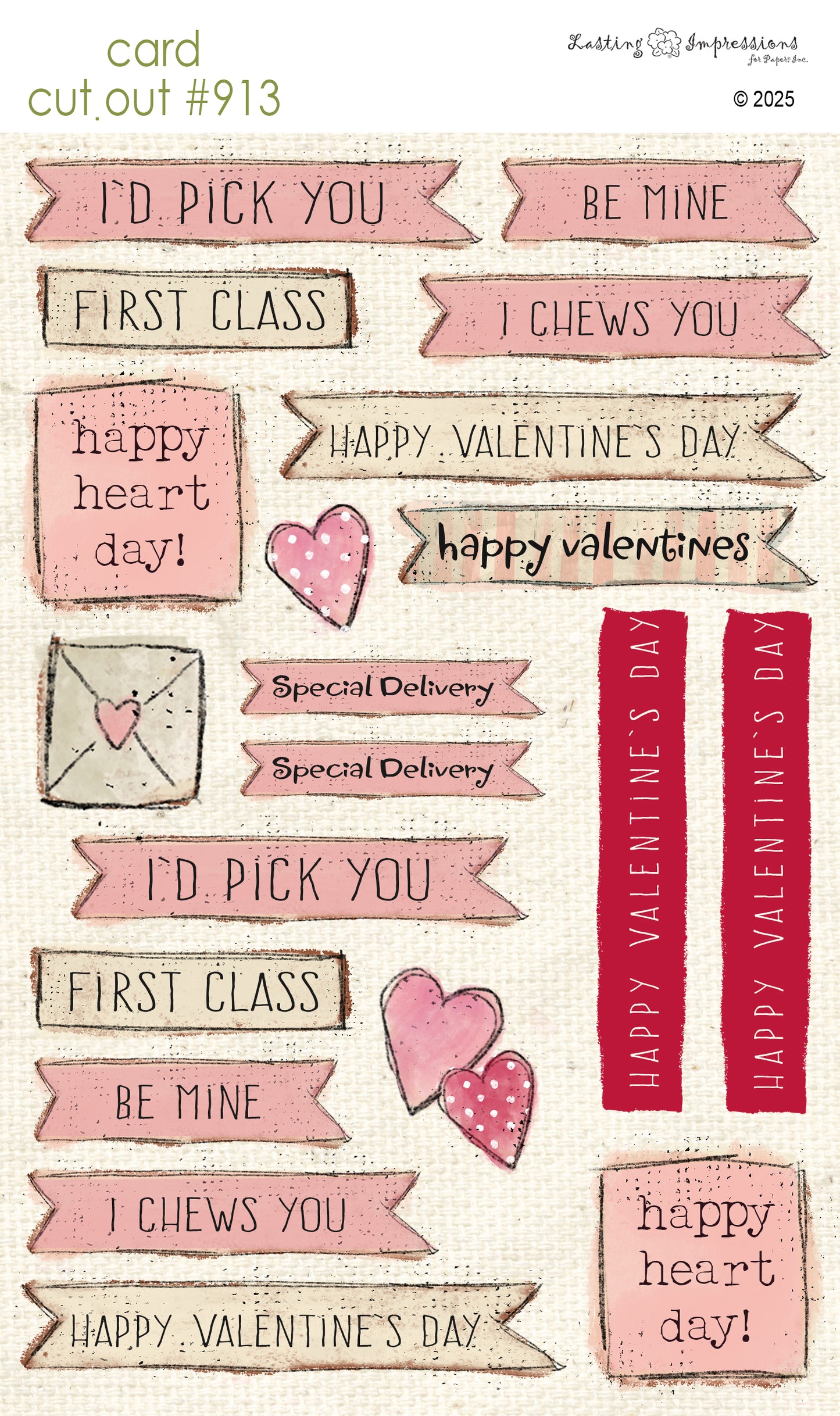 CCO 913 Valentine Sentiments