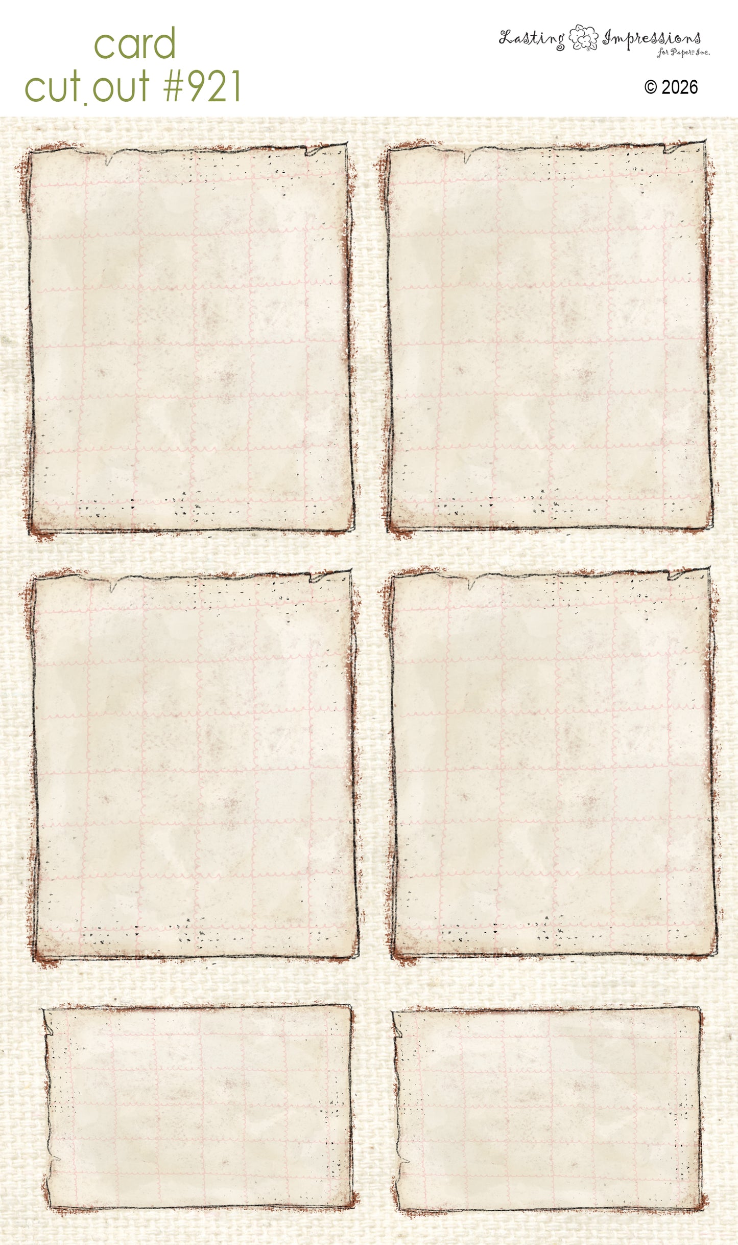 CCO 921 Love Letters for Lined Envelopes