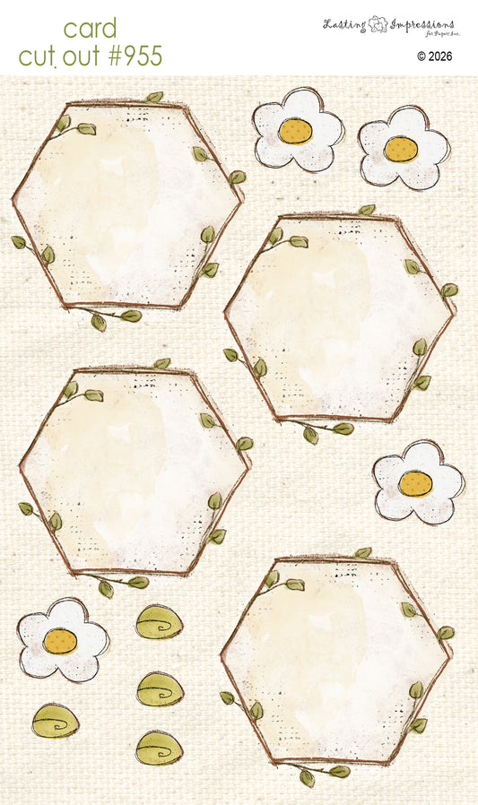 CCO 955 Card Cut Out 955 Honeycomb Frame