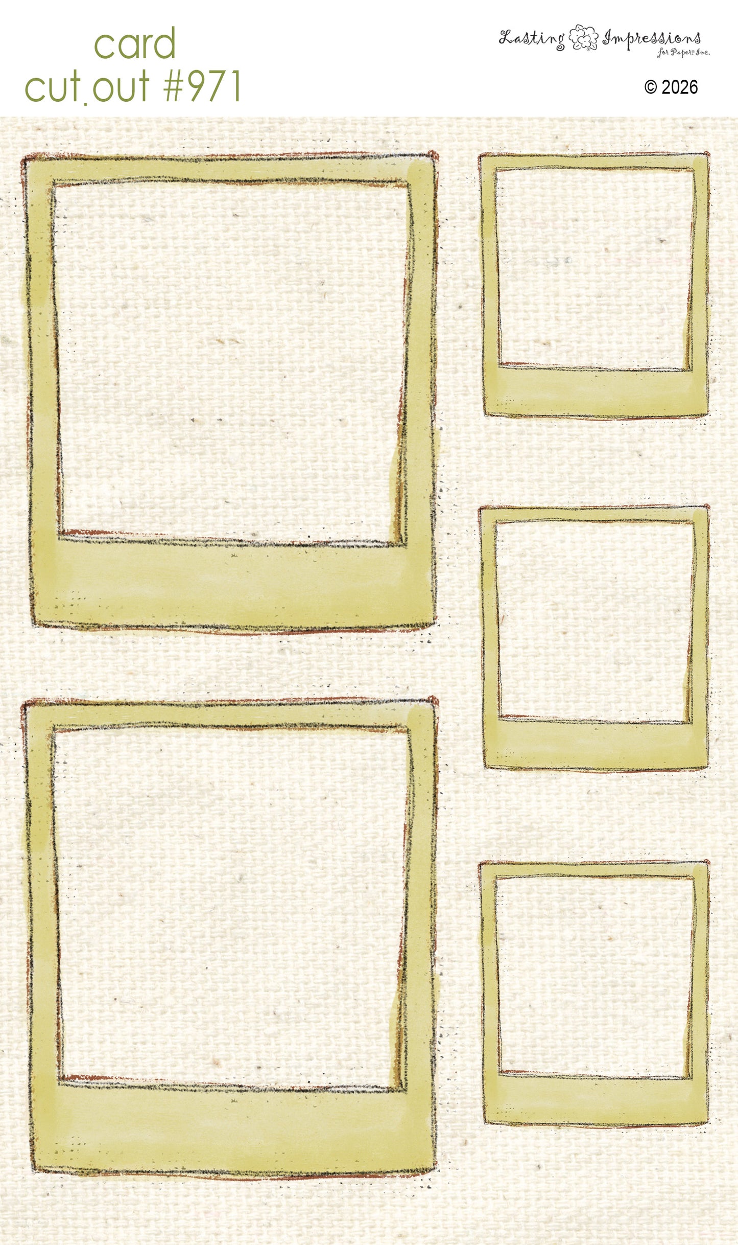 CCO 971 Card Cut Out 971 Pistachio Frame