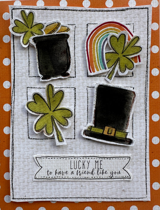 I Love Shenanigans Card  Kit, makes 2 each of 6 Cards
