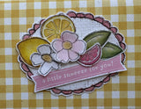 Fresh Lemonade Handmade Card  Kit, makes 2 each of 6 Cards
