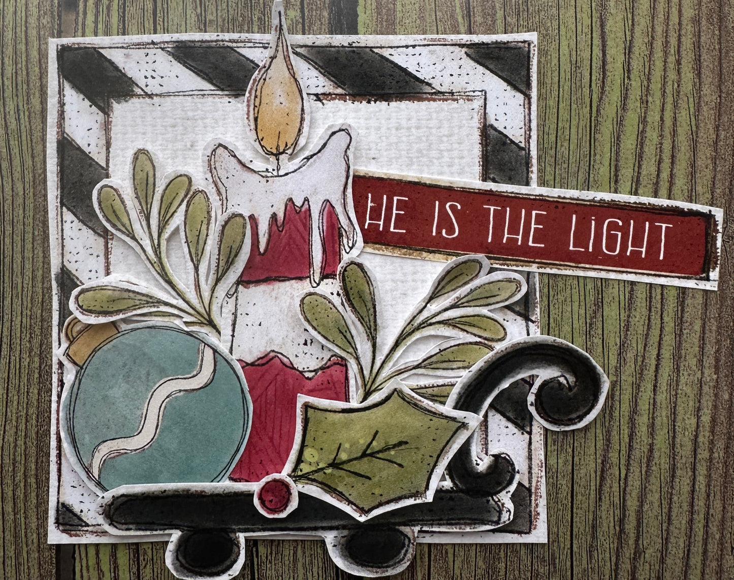 CCO 747 Card Cut Out # 747 Wrought Iron Candle Holder