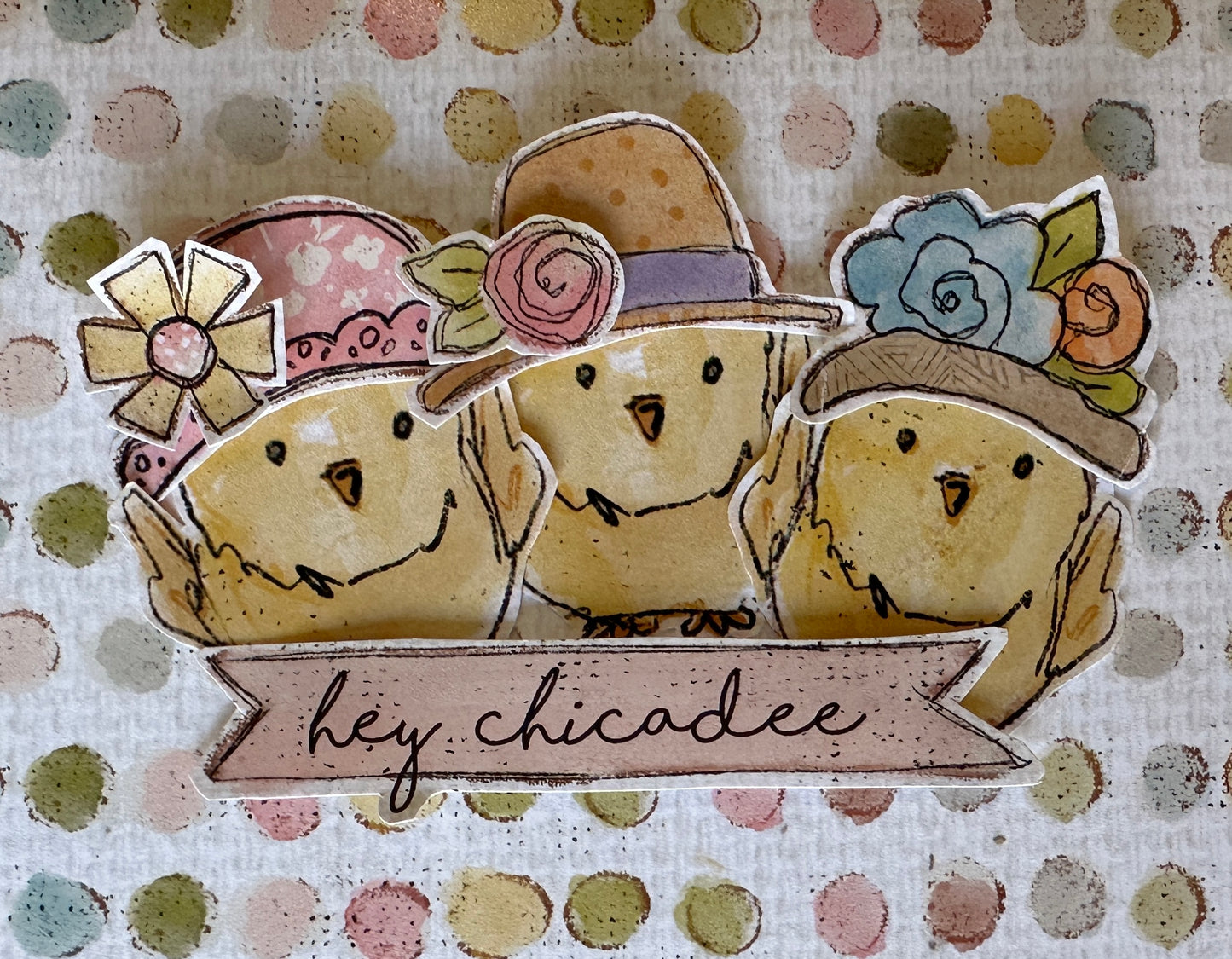 CCO 792 Card Cut Out # 792 Chicks