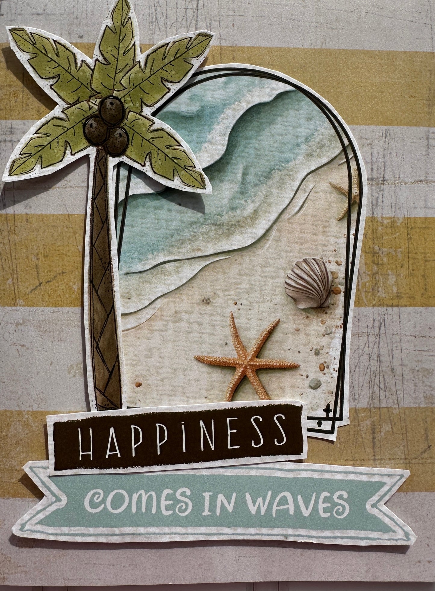 CCO 808 Card Cut Out # 808 By the Sea Sentiments