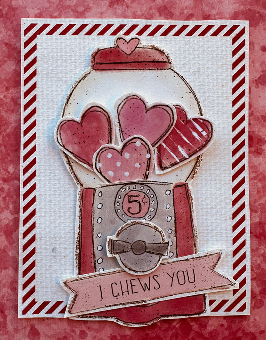 I Chews You Handmade Card Idea