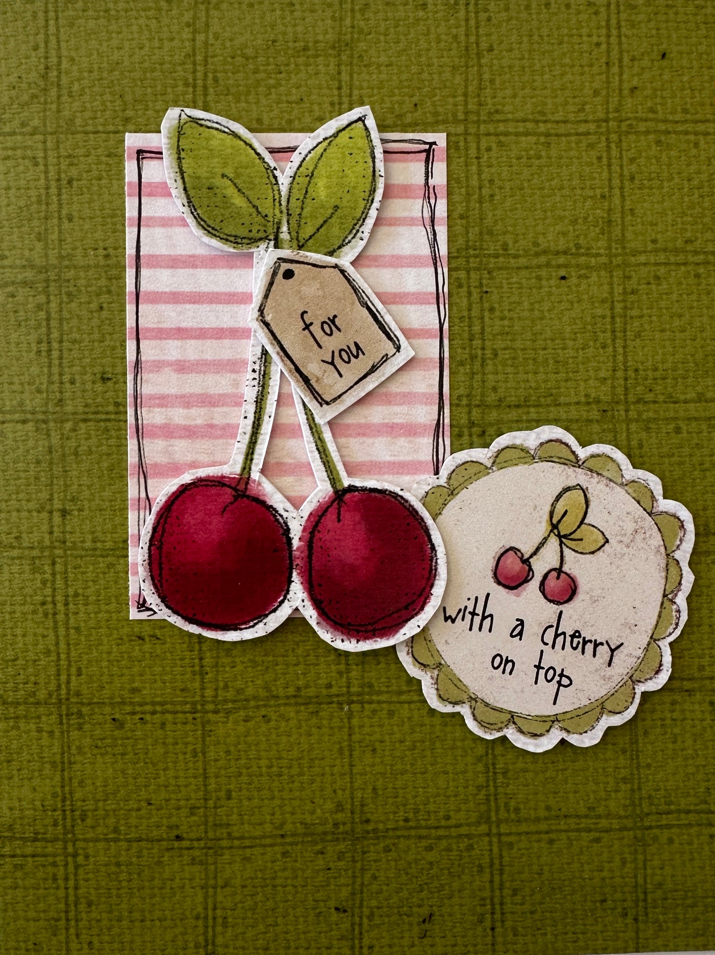 With a Cherry On Top Handmade Card Idea (Copy) (Copy)