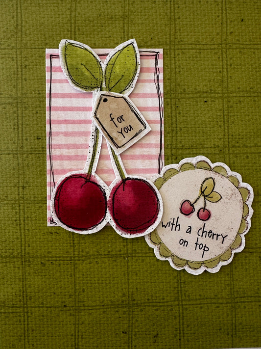 With a Cherry On Top Handmade Card Idea (Copy) (Copy)