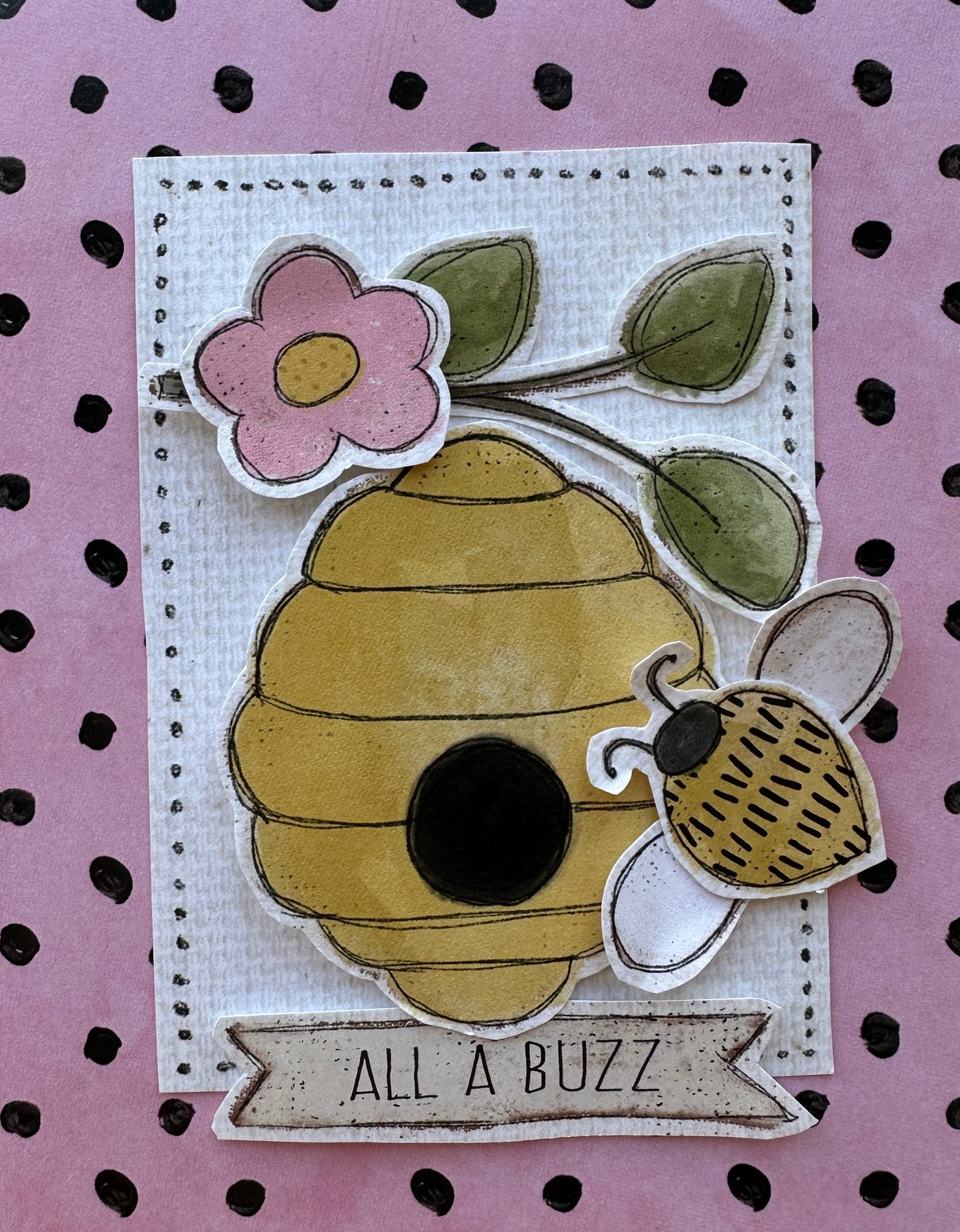 All A Buzz Handmade Card Idea