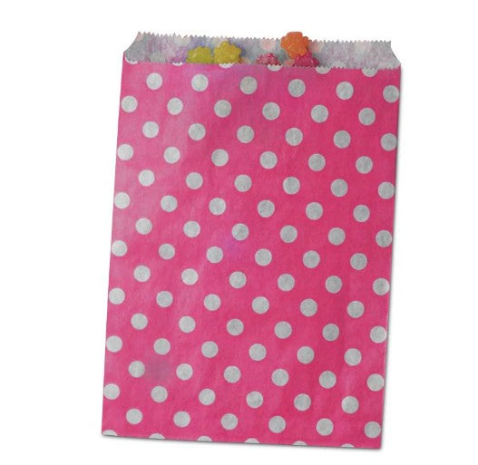 PInk Polka Dot Paper Bag