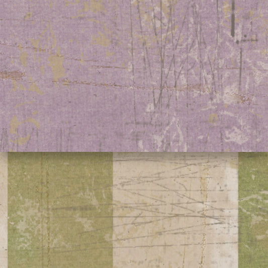 Inch Worm Grungy Jumbo Stripes  - Grape Fizz Grungy Chalky Solid Double Sided Cardstock