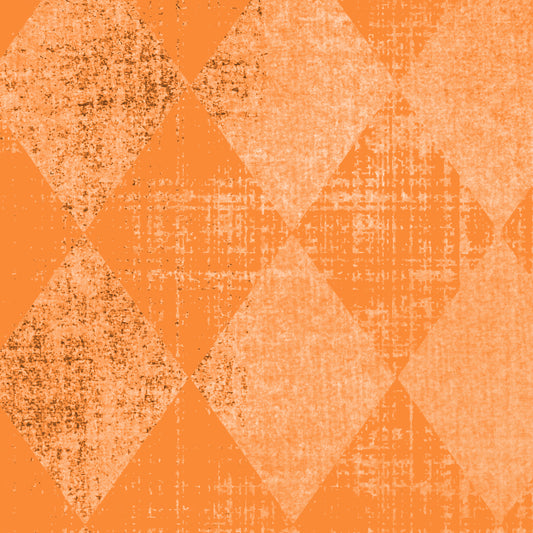 Orange Poppy Distressed Diamonds Cardstock