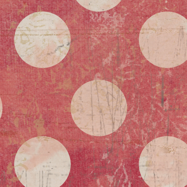 Red Wagon Grungy Jumbo Dots Cardstock