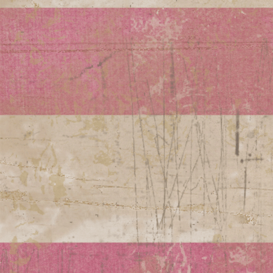 Pink Cosmos Grungy Jumbo Stripes Cardstock