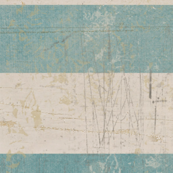 Blue Lagoon Grungy Jumbo Stripes Cardstock