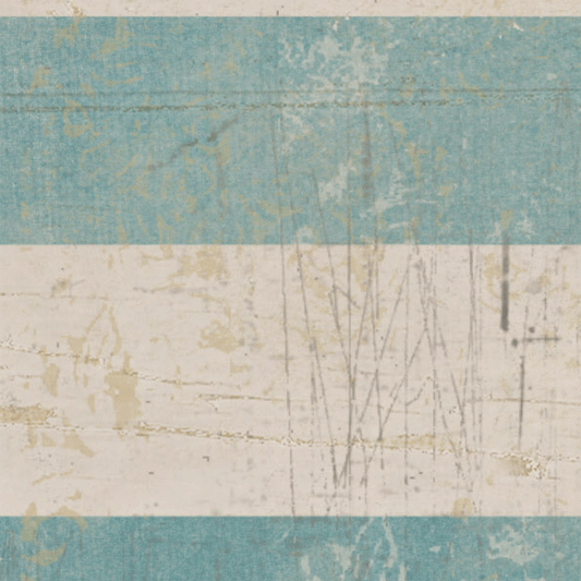 Blue Lagoon Grungy Jumbo Stripes Cardstock