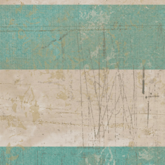 Sea Foam Grungy Jumbo Stripes Cardstock