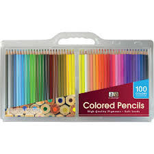 100 Count Colored Pencils