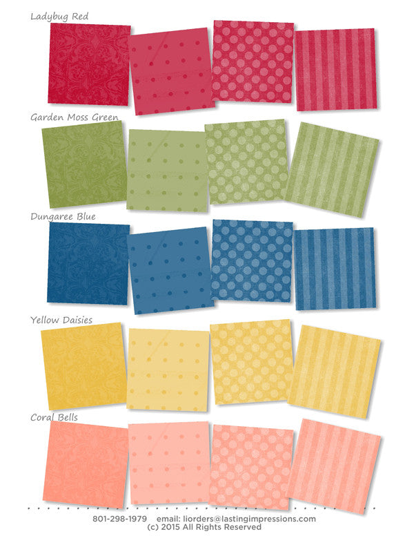 2015 Spring Paper Collection 8 1/2 x 11