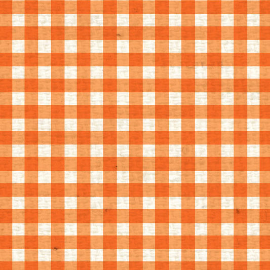 OPMG8  Orange Poppy Mini Gingham 8 1/2 x 11