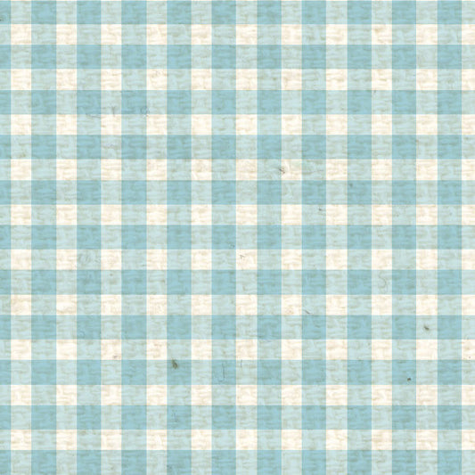 FBMG8  French Blue Mini Gingham Paper  8 1/2 x 11