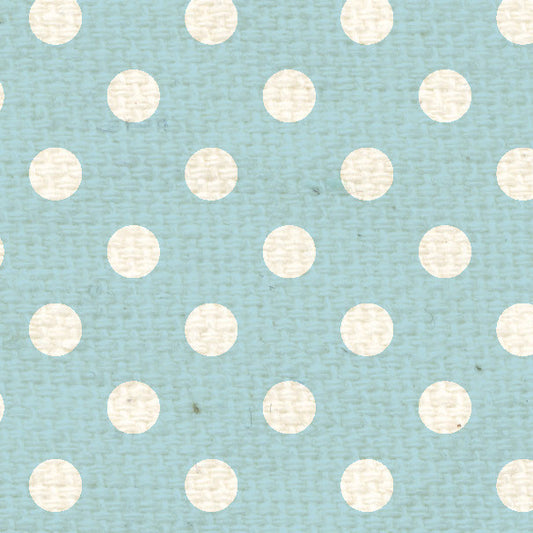 FBPD8  French Blue Polka Dots Paper  8 1/2 x 11