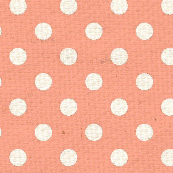 PNCPD8 Peaches 'n Cream Polka Dots Paper 8 1/2 x 11