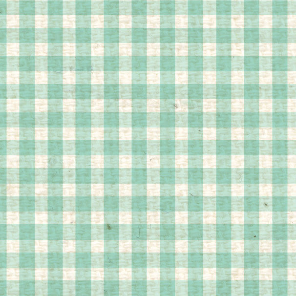 SFMG8 Sea Foam Mini Gingham Paper 8 1/2 x 11 7-27