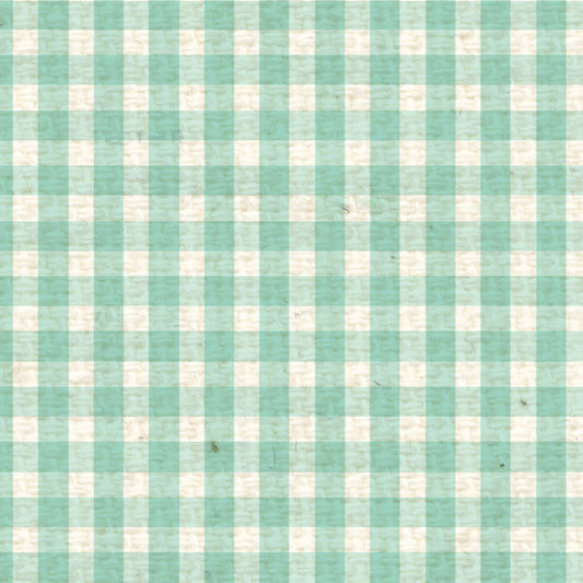 SFMG8  Sea Foam Mini Gingham Paper  8 1/2 x 11