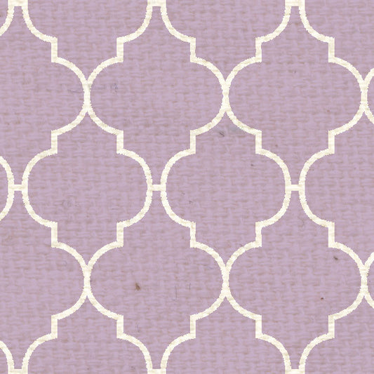 VLQF8 - Vintage Lilac Quatrefoil Paper  8 1/2 x 11