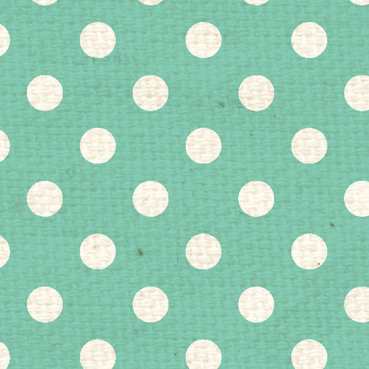 SFPD8  Sea Foam Polka Dots Paper  8 1/2 x 11