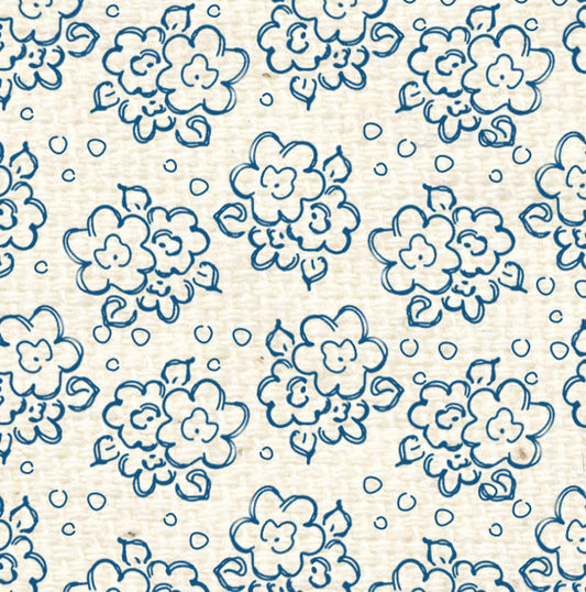 BBPDF8  Blueberry Pie Doodle Flowers Paper  8 1/2 x 11