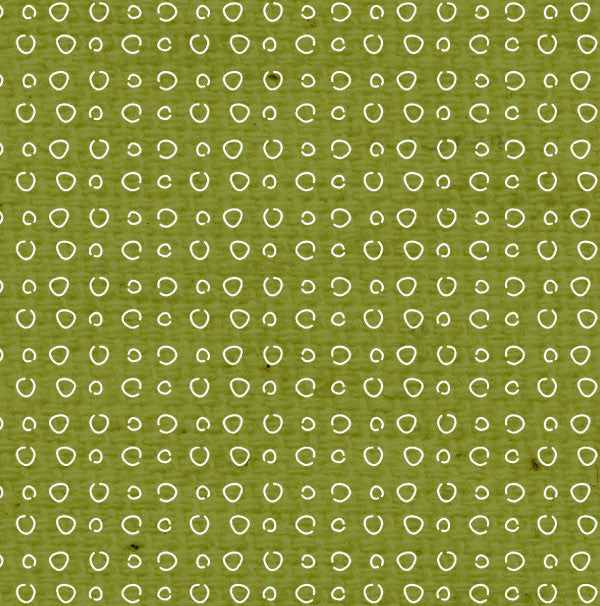 IWGDD8  Inch Worm Green Doodle Dots Paper  8 1/2 x 11