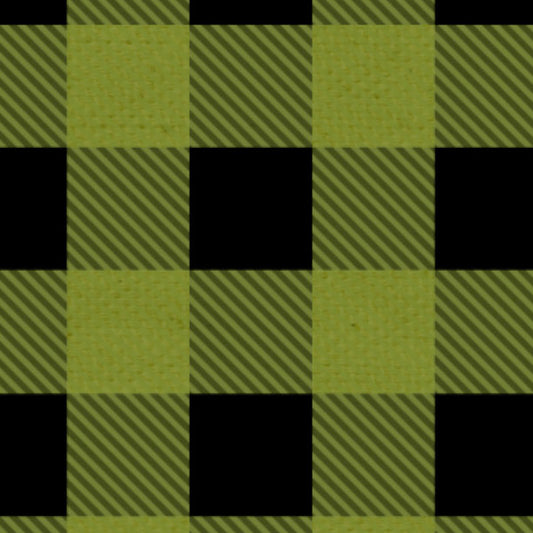 BPIWG - Buffalo Plaid Inch Worm Green