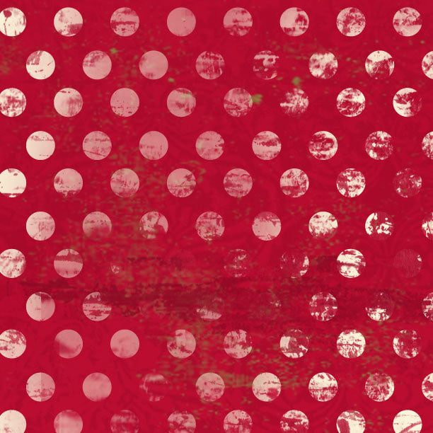 HDRWGD - Holly Days Red Wagon Grunge Dots