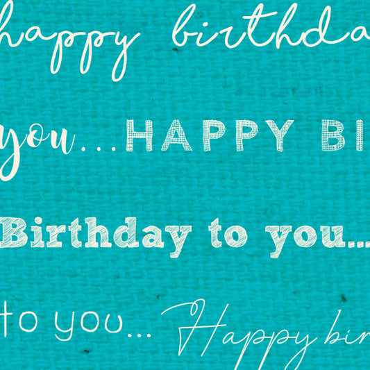 HBBLB - Happy Birthday Bluebird Paper  8 1/2 x 11