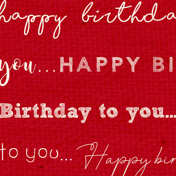 HBRW - Happy Birthday Red Wagon Paper 8 1/2 x 11