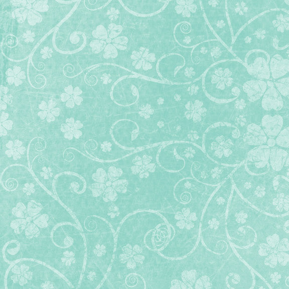SP20SFSB - Sea Foam Spring Blooms  8 1/2 x 11